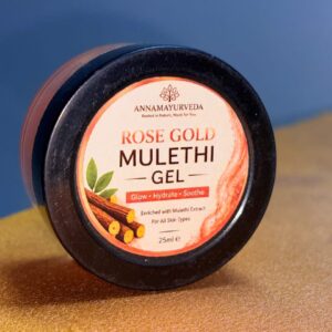 Rose Gold Mulethi Gel – Ayurvedic Gel for Glowing Skin